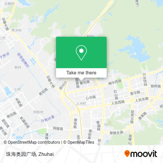 珠海奥园广场 map