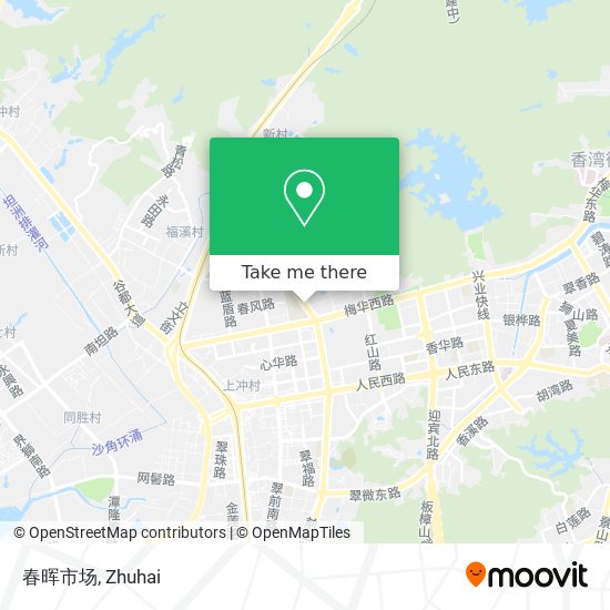 春晖市场 map