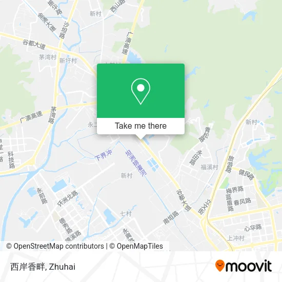 西岸香畔 map