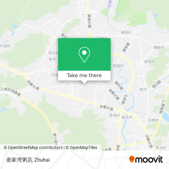 唐家湾粥店 map