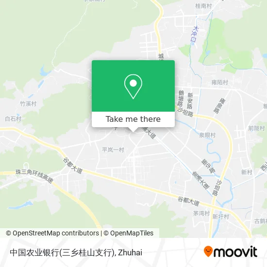 中国农业银行(三乡桂山支行) map