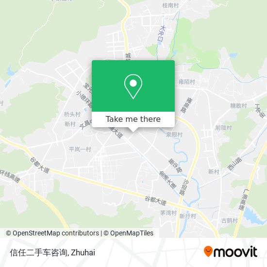 信任二手车咨询 map
