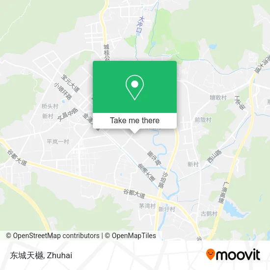 东城天樾 map