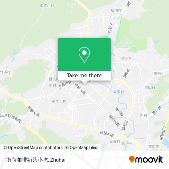 街尚咖啡奶茶小吃 map