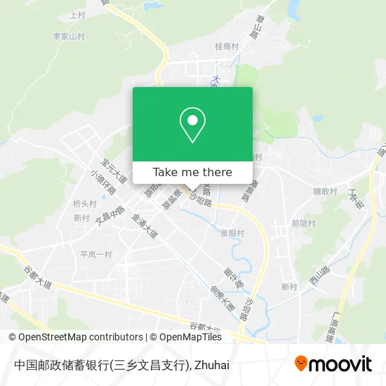 中国邮政储蓄银行(三乡文昌支行) map