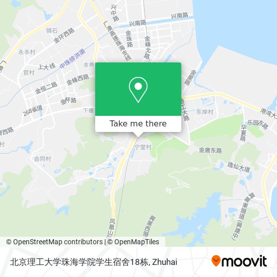 北京理工大学珠海学院学生宿舍18栋 map