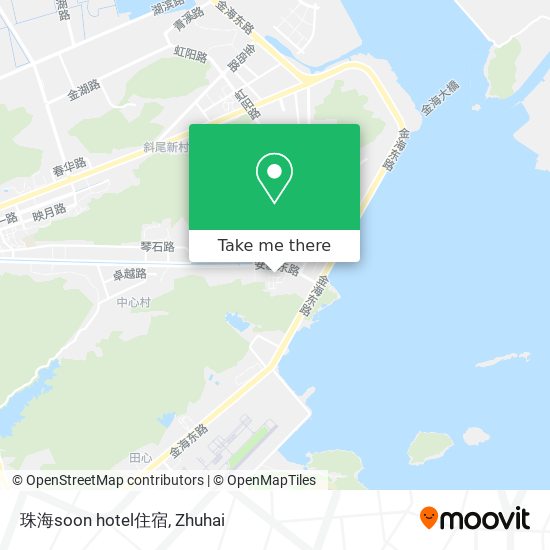珠海soon hotel住宿 map