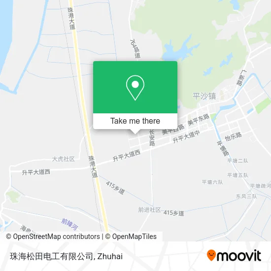 珠海松田电工有限公司 map