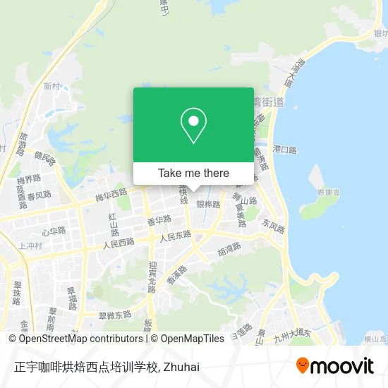 正宇咖啡烘焙西点培训学校 map