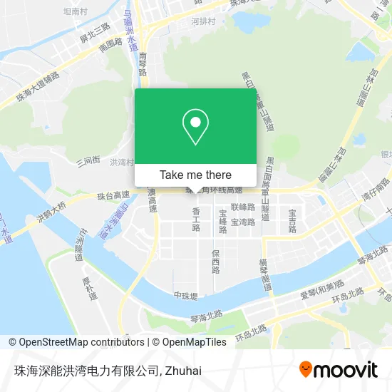 珠海深能洪湾电力有限公司 map