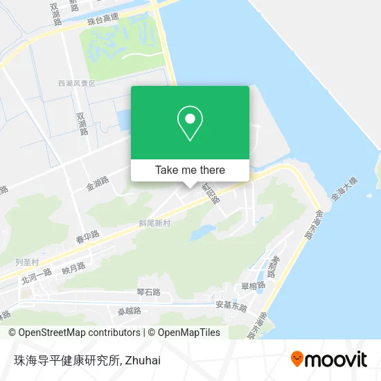 珠海导平健康研究所 map