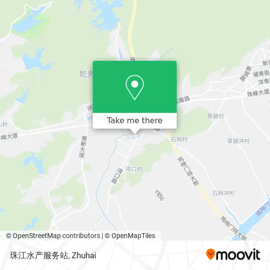 珠江水产服务站 map