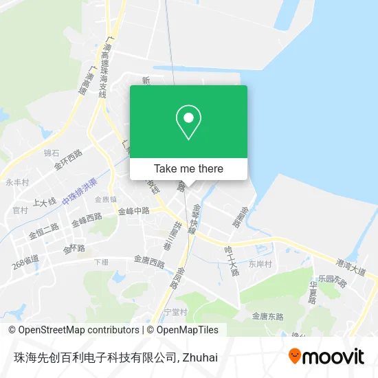珠海先创百利电子科技有限公司 map