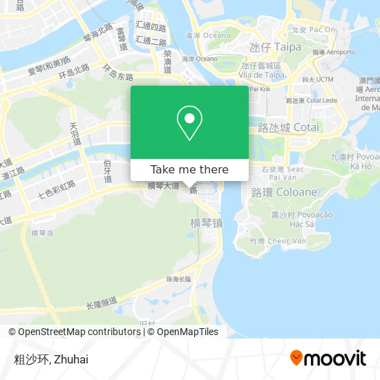粗沙环 map