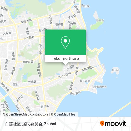 白莲社区-居民委员会 map