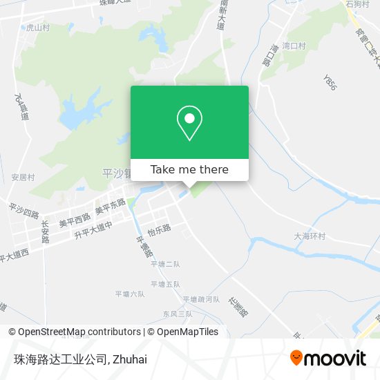 珠海路达工业公司 map
