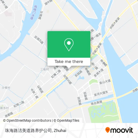 珠海路洁美道路养护公司 map