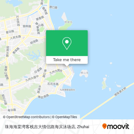 珠海海棠湾客栈吉大情侣路海滨泳场店 map
