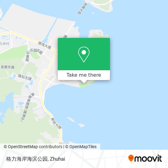格力海岸海滨公园 map