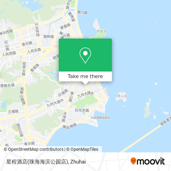 星程酒店(珠海海滨公园店) map
