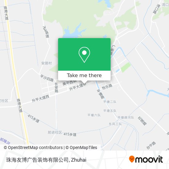 珠海友博广告装饰有限公司 map