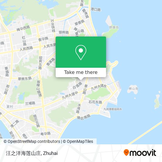 汪之洋海莲山庄 map