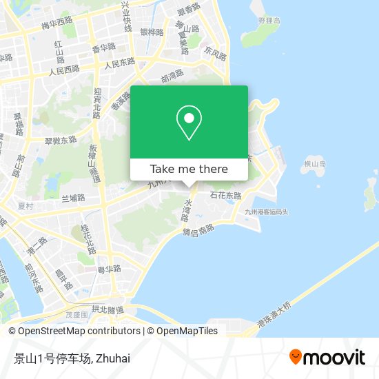 景山1号停车场 map