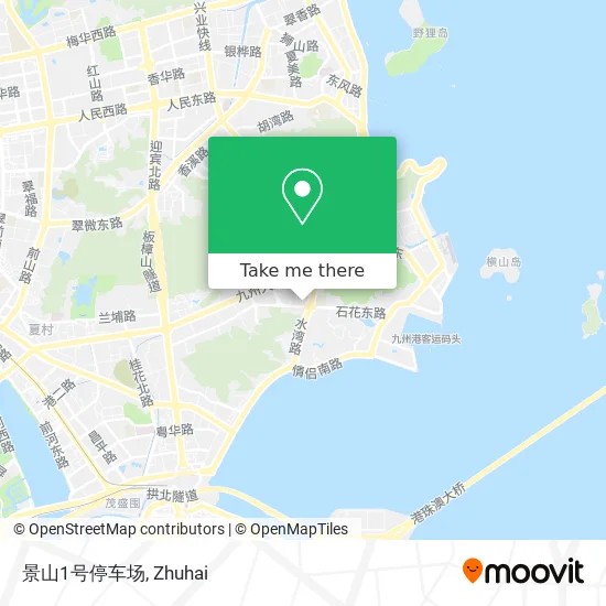 景山1号停车场 map