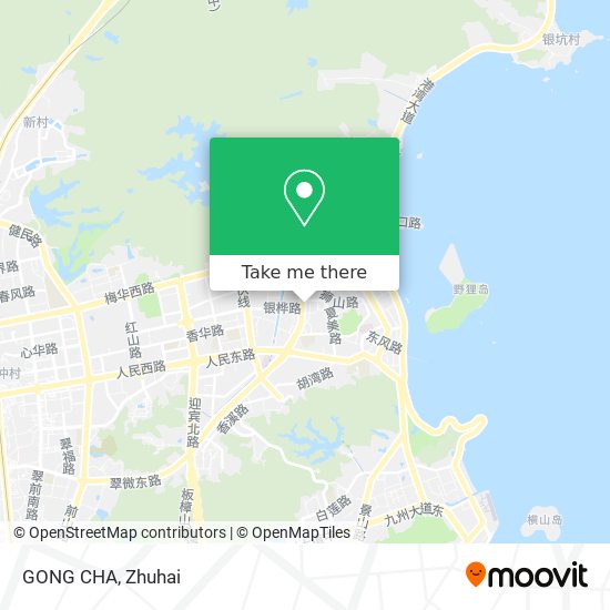 GONG CHA map