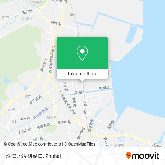 珠海北站-进站口 map