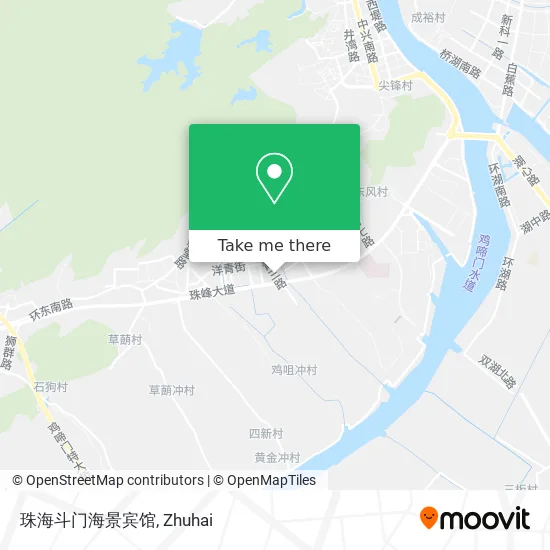 珠海斗门海景宾馆 map