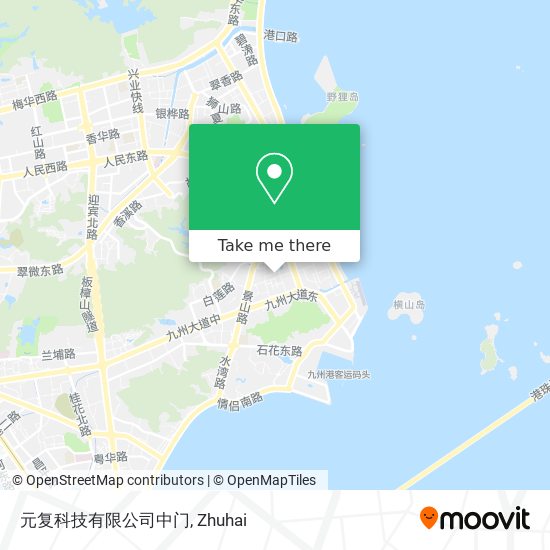 元复科技有限公司中门 map