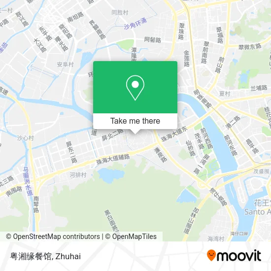 粤湘缘餐馆 map
