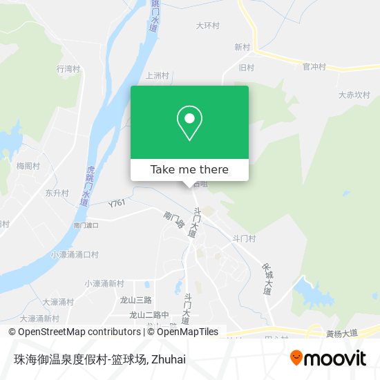 珠海御温泉度假村-篮球场 map