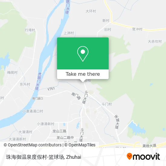 珠海御温泉度假村-篮球场 map