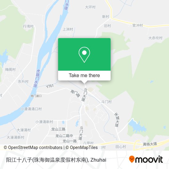 阳江十八子(珠海御温泉度假村东南) map