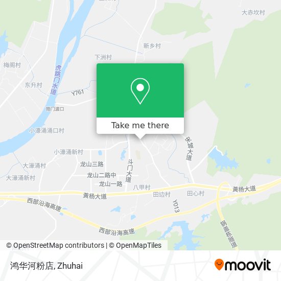 鸿华河粉店 map