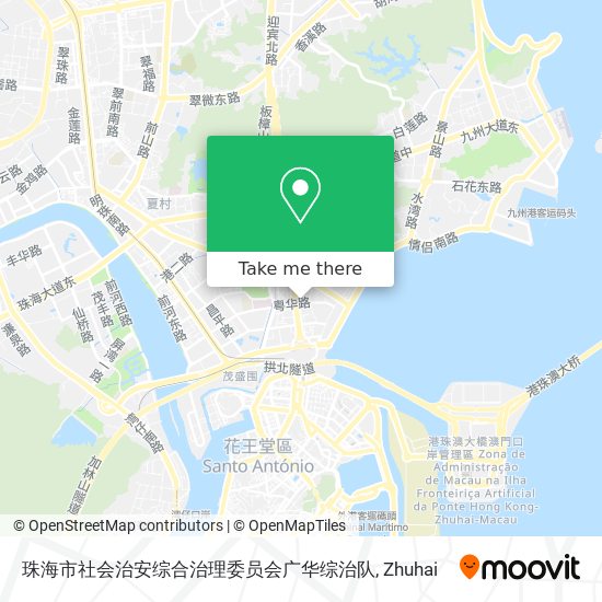 珠海市社会治安综合治理委员会广华综治队 map