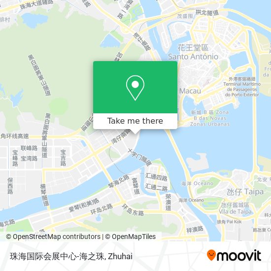 珠海国际会展中心-海之珠 map