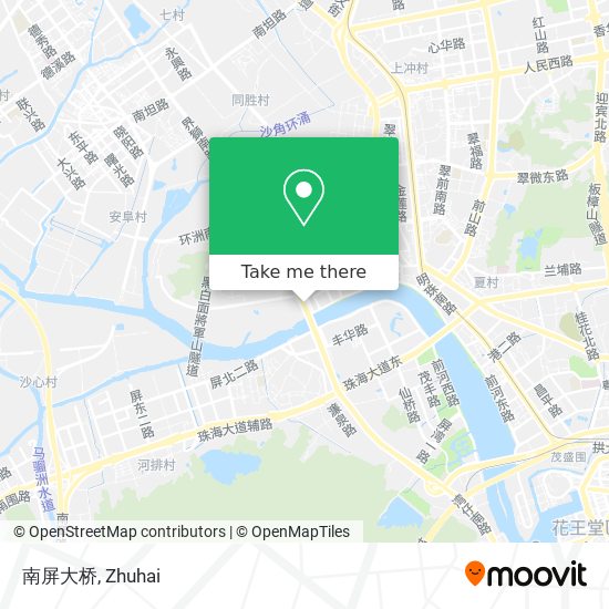南屏大桥 map