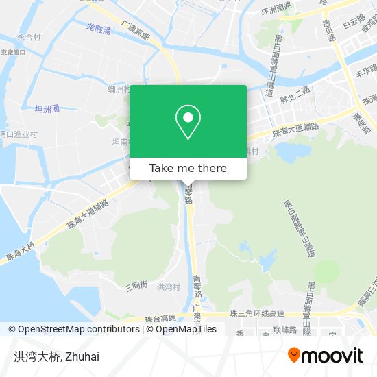 洪湾大桥 map