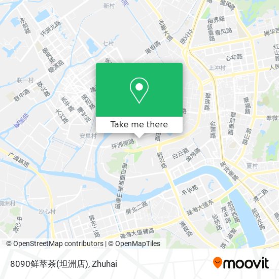 8090鲜萃茶(坦洲店) map