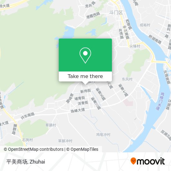 平美商场 map