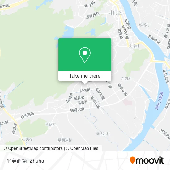 平美商场 map