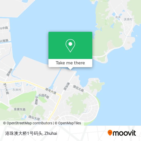 港珠澳大桥1号码头 map