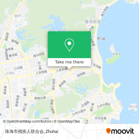珠海市残疾人联合会 map