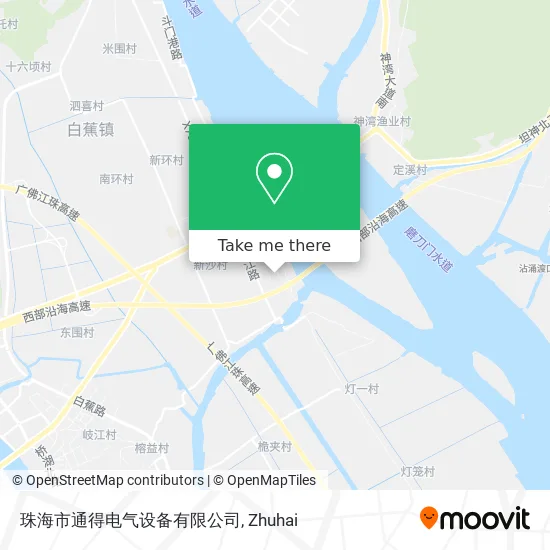 珠海市通得电气设备有限公司 map