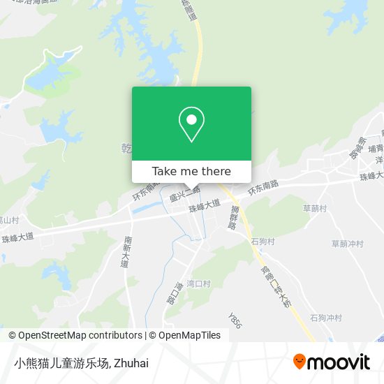 小熊猫儿童游乐场 map