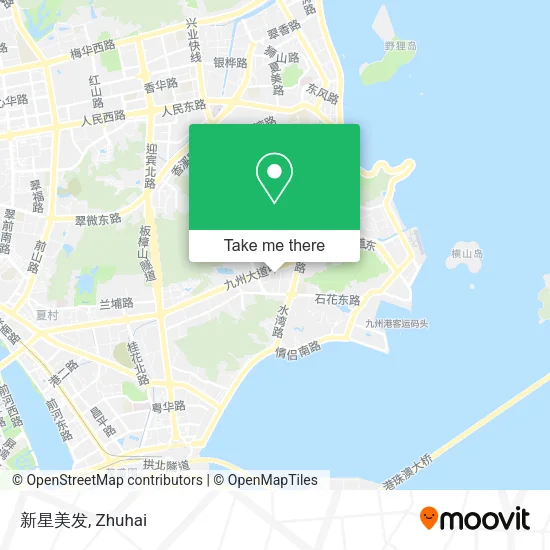 新星美发 map
