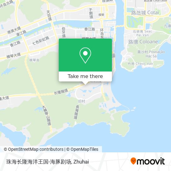 珠海长隆海洋王国-海豚剧场 map